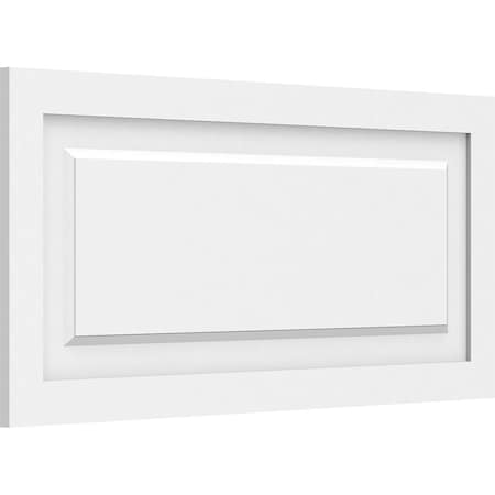 Ekena Millwork Harrison Raised Panel Decorative Wall Panel, 34"W x 16"H x 5/8"P WALP34X16X062HAR